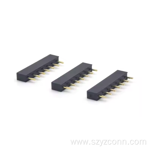 2.54mm Pitch Female Header Connector 7P